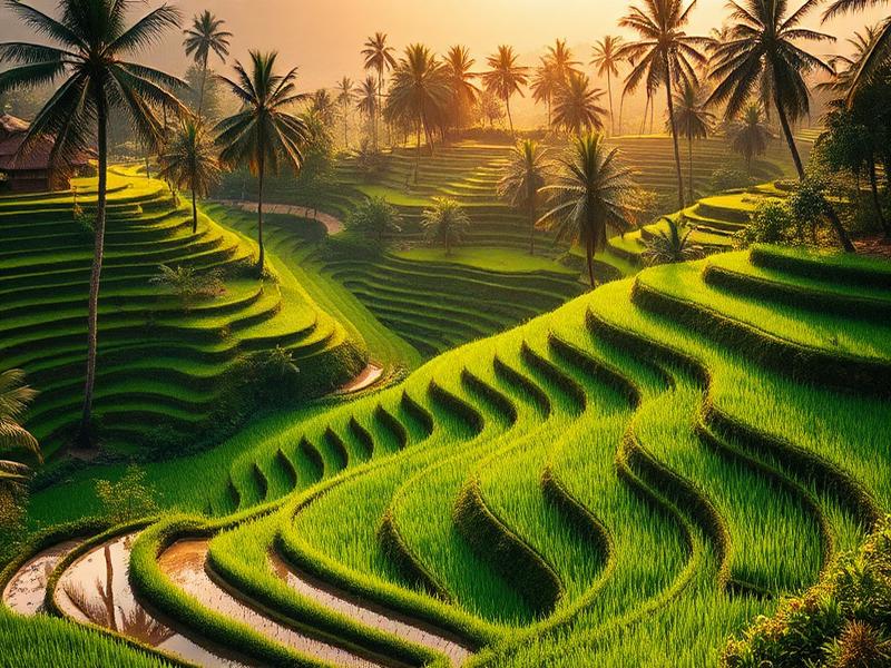 Ubud Rice Terrace, Temple & Waterfall — Private Tour